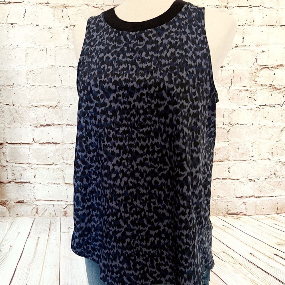 Athleta leopard sleeveless tank top